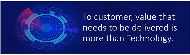 Its not only Technology that needs to be delivered , its more than that …
